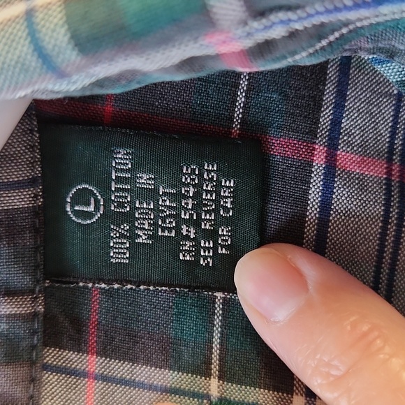 American Eagle Outfitters Men's Size Large Plaid Shirt - Picture 9 of 10